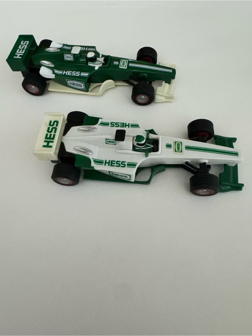 Vintage 2003 Hess Toy Truck Formula 1 Race Cars Set of 2